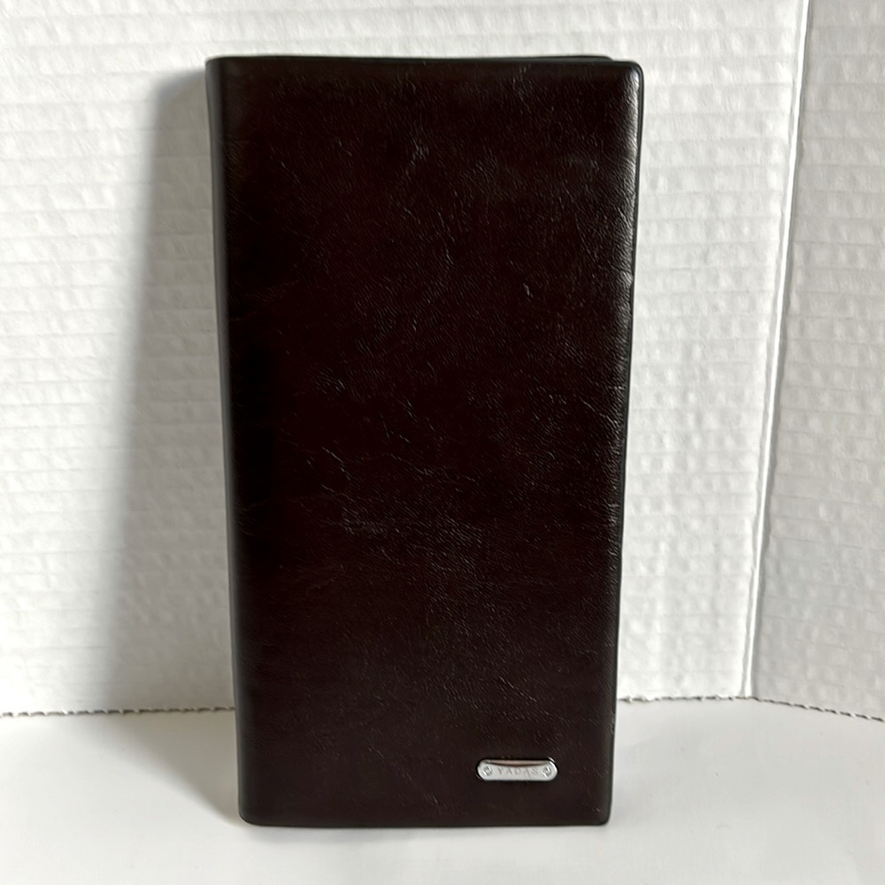 Men’s YADAS wallet.  Brown faux leather.  Like new condition.